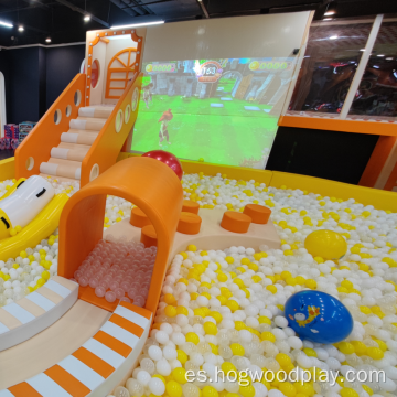 Piscina de bolas para niños cubierta